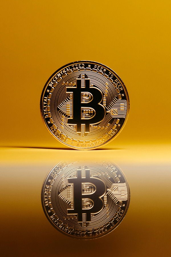 Cryptocurrency wallet balance concept on a mobile device
